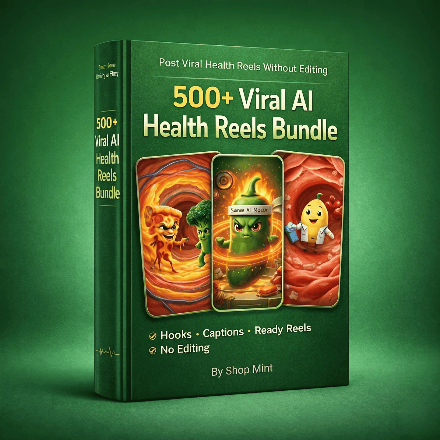 500+ Viral AI Health Reels Bundle Today